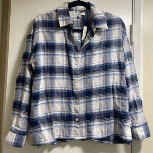 NWT Madewell Flannel - M
